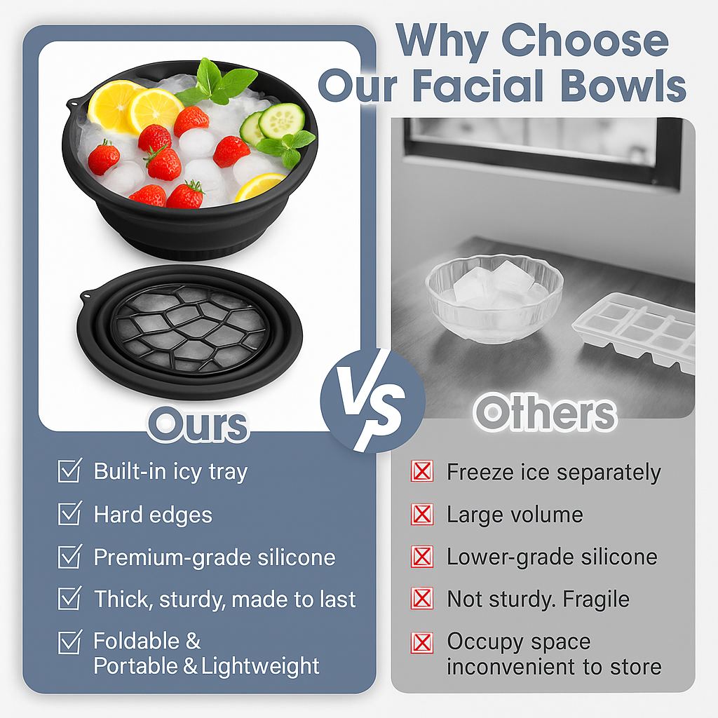 Silicone Face Ice Bowl