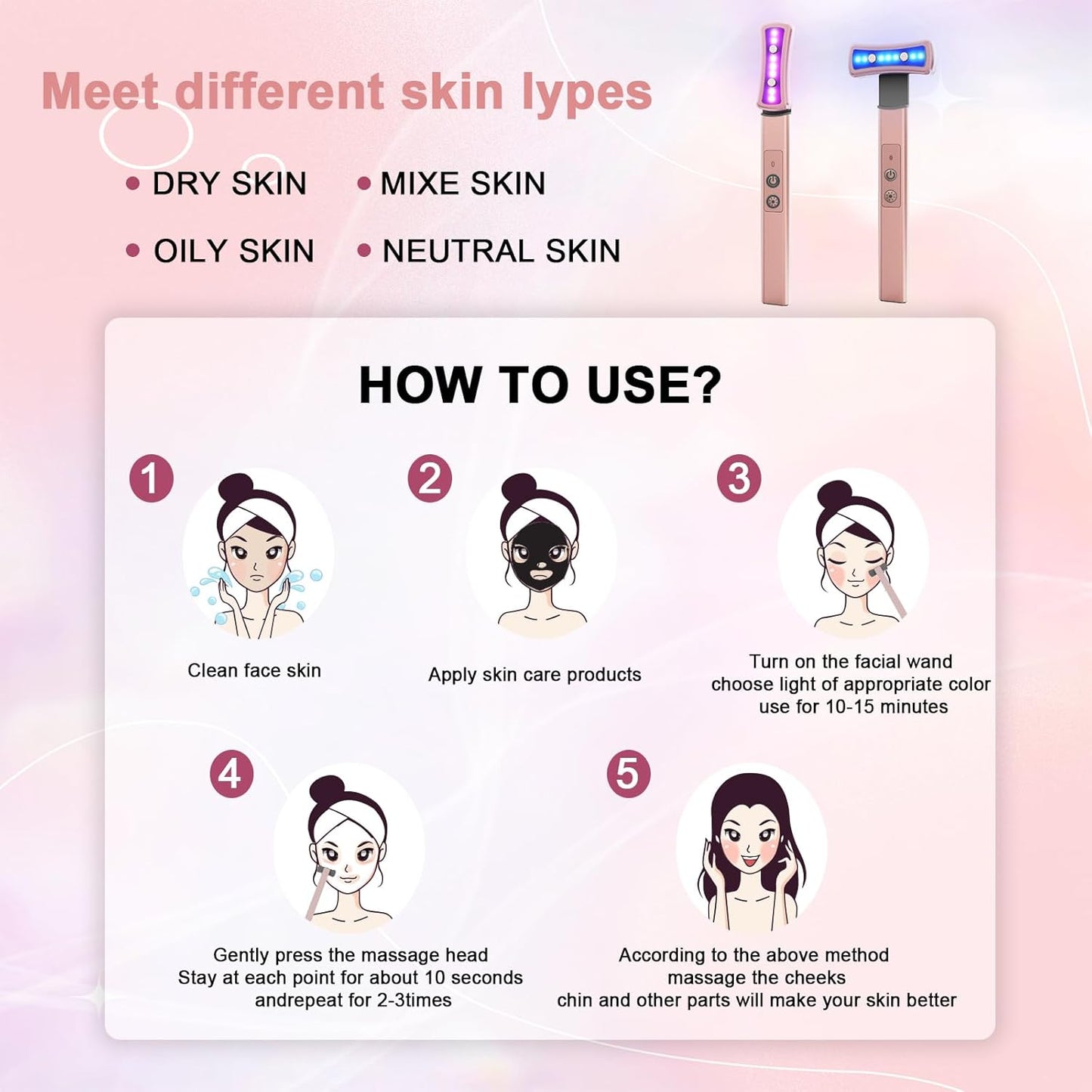 6 in 1 Red light therapy