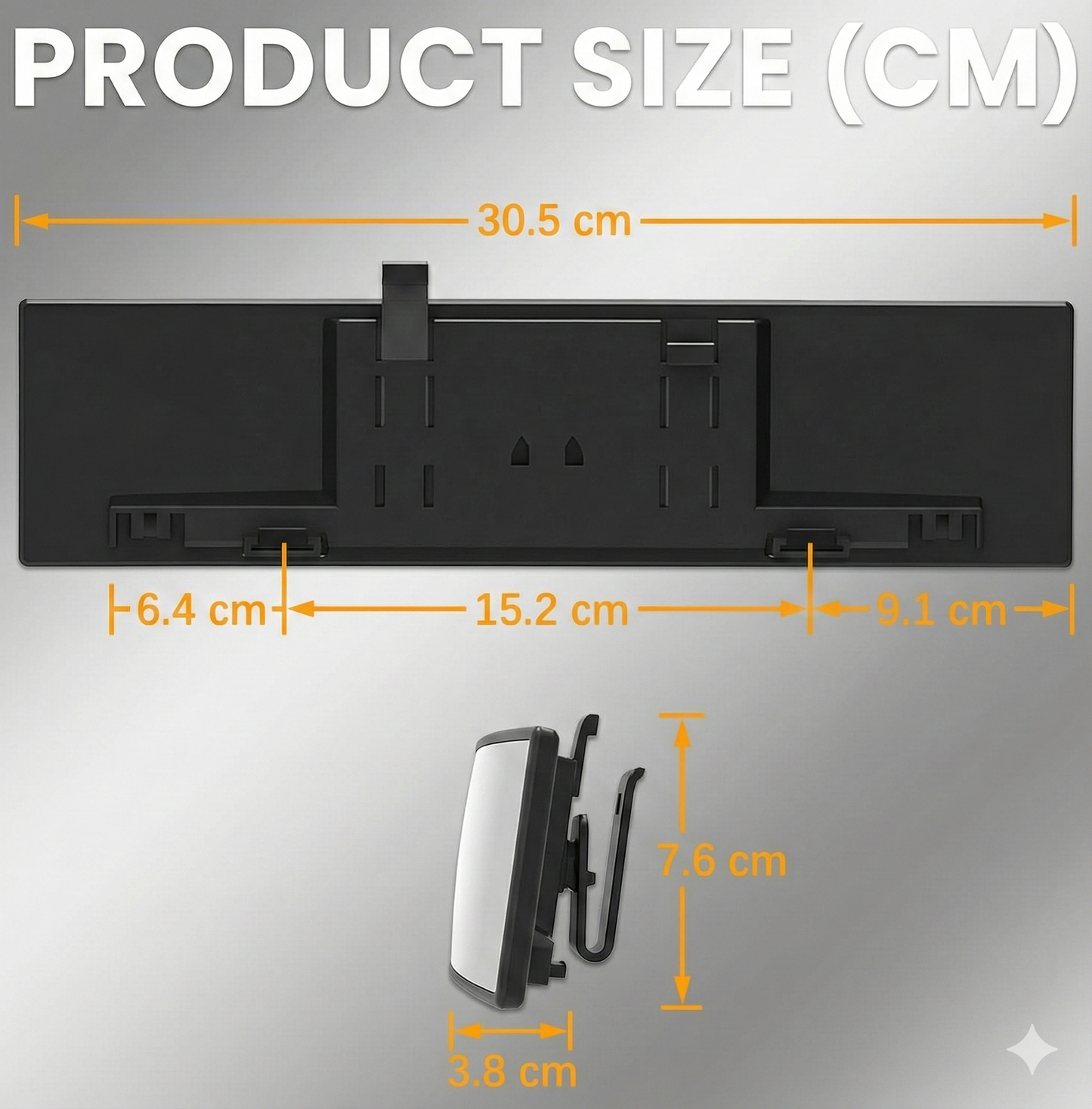 3D Car Rear View Mirror