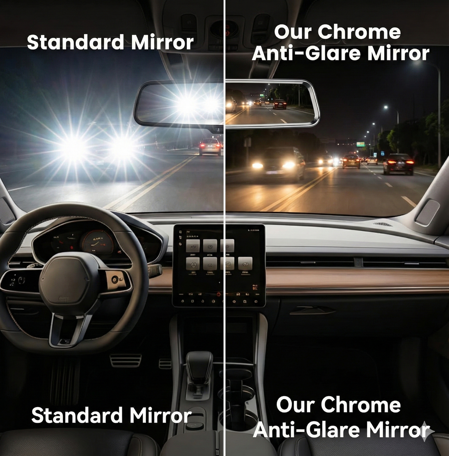 3D Car Rear View Mirror