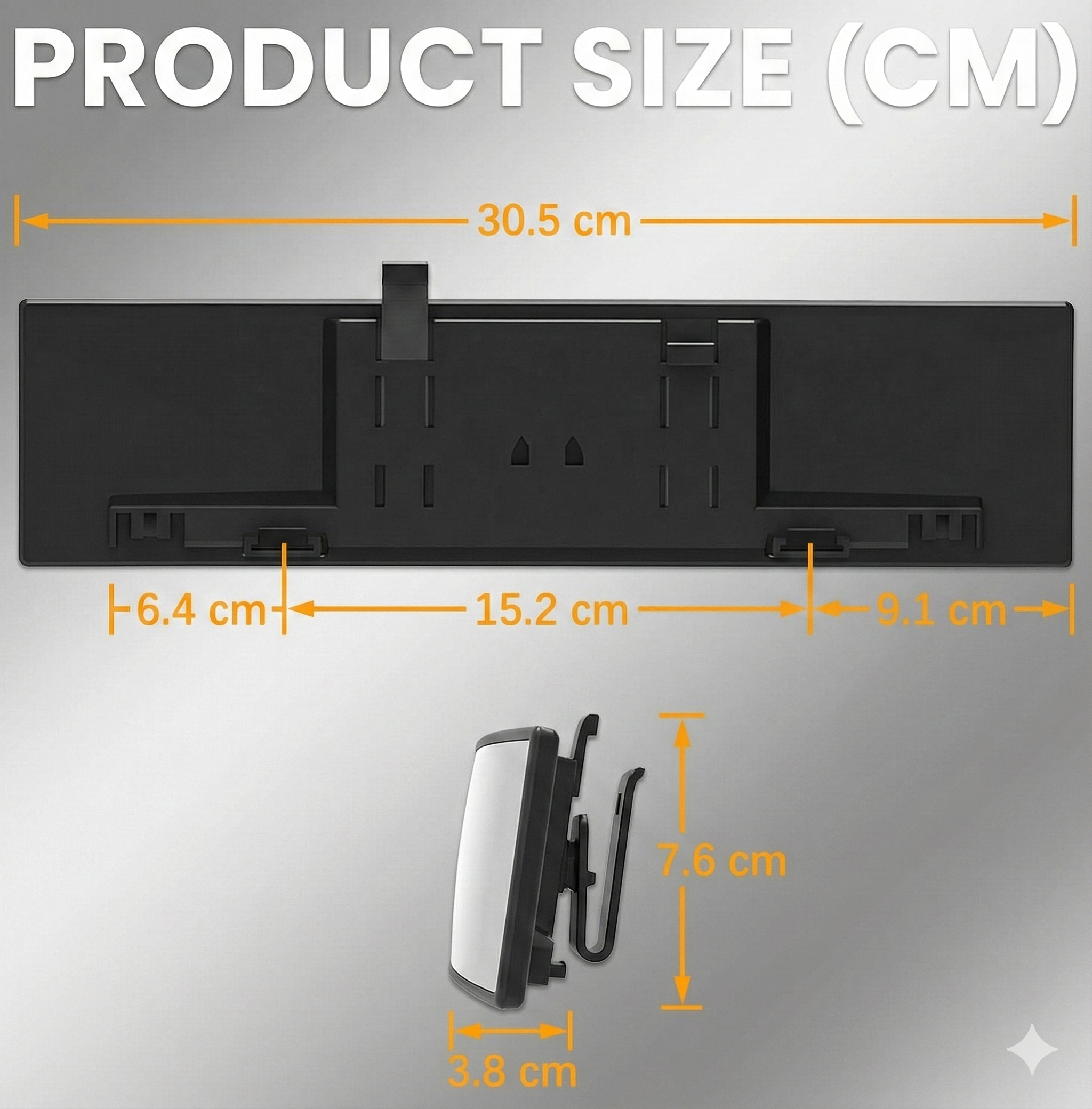 3D Car Rear View Mirror