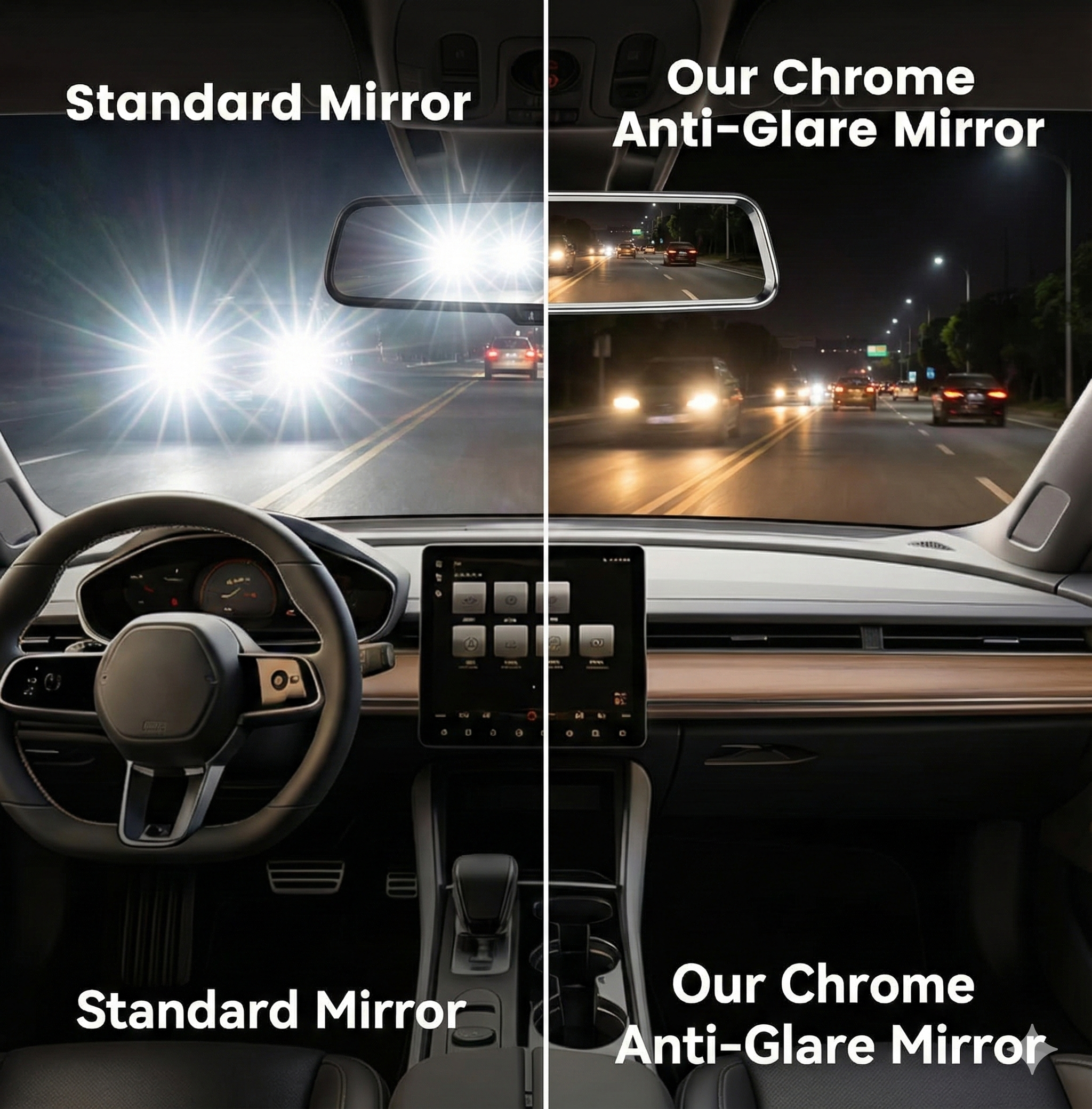 3D Car Rear View Mirror