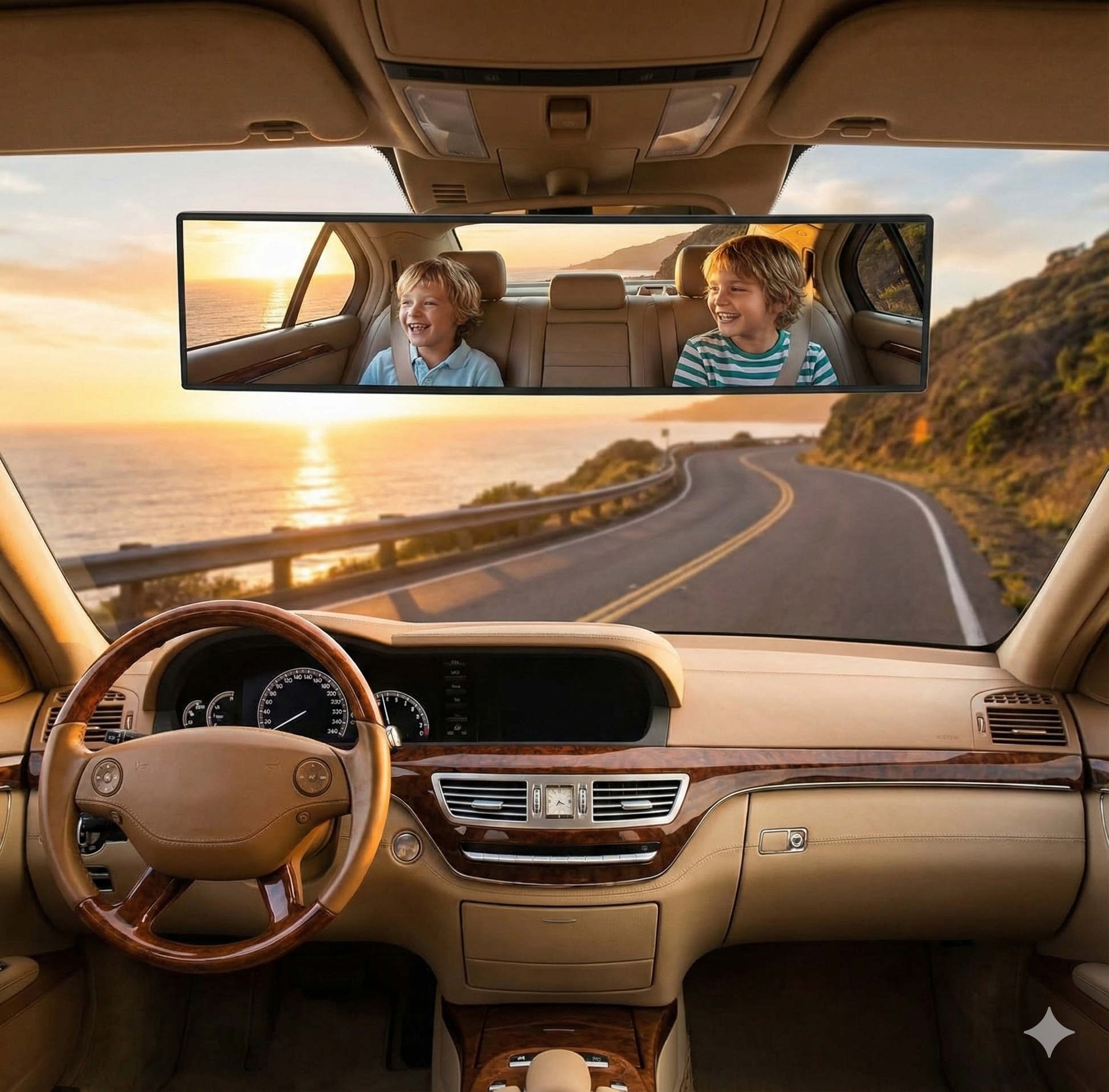 3D Car Rear View Mirror